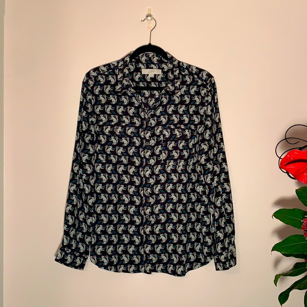 LOFT Squirrel Shirt